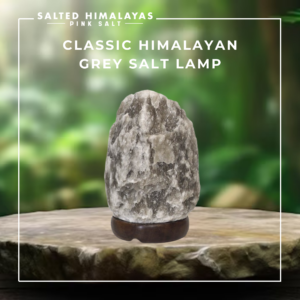 Classic Grey Salt Lamp