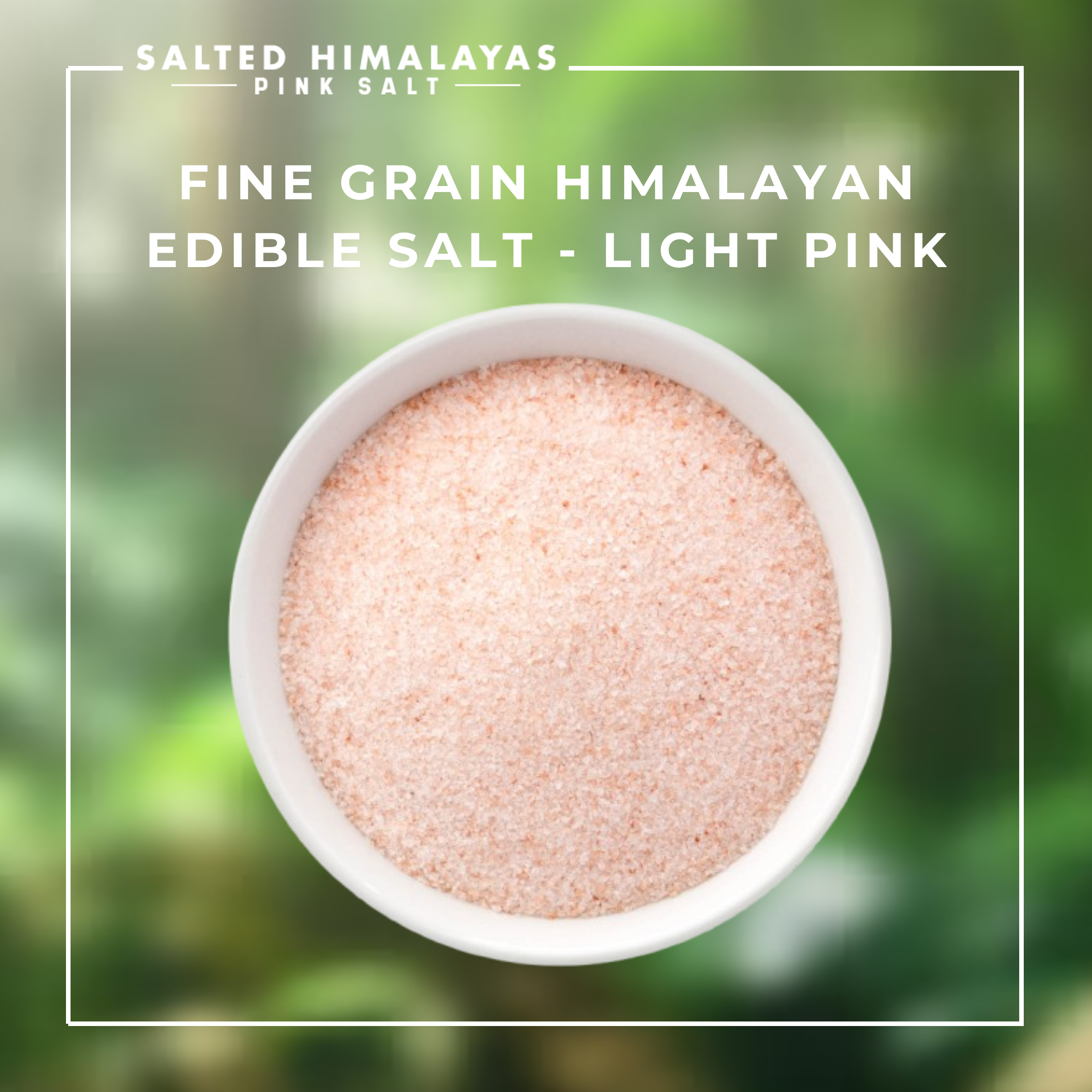 Fine Grain Edible Salt - Light Pink