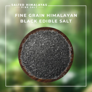 Fine Grain Edible Black Salt