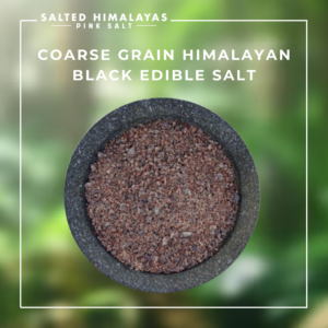 Coarse Grain Edible Black Salt