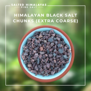 Edible Black Salt Chunks - Extra Coarse