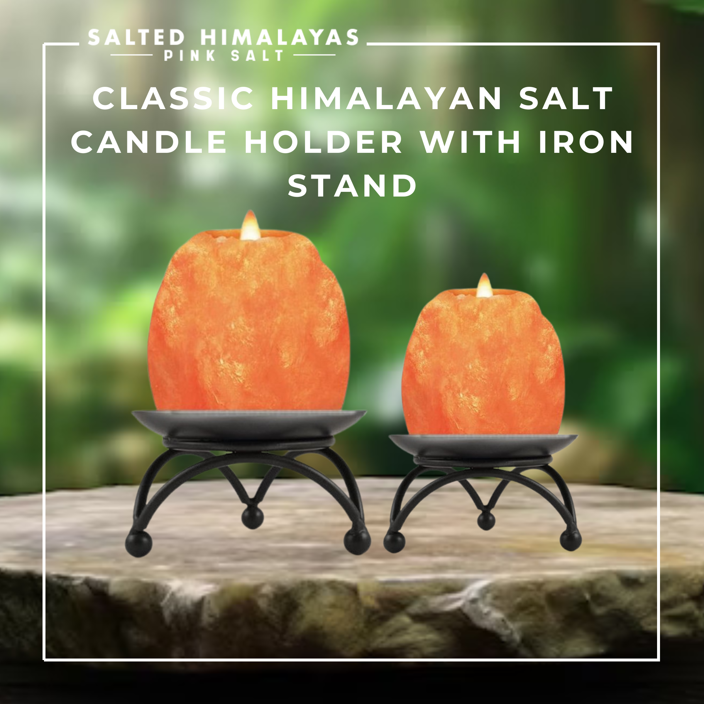 Classic Candle Holder with Iron Stand