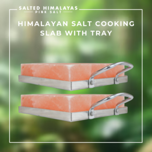 Salt Cooking Slab with Tray