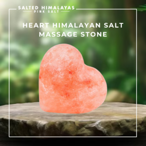 Heart Salt Massage Stone