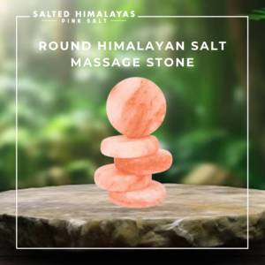 Round Salt Massage Stone