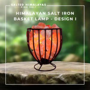 Salt Iron Basket Lamp - Design I