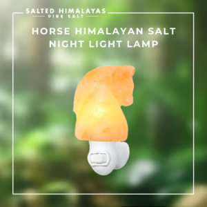 Horse Salt Night Light Lamp