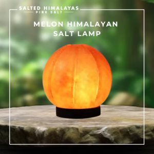 Melon Salt Lamp